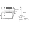 Southco Bright Steel Magnetic Catch 27.9mm Length Maximum Force 8N 02-10-201-10