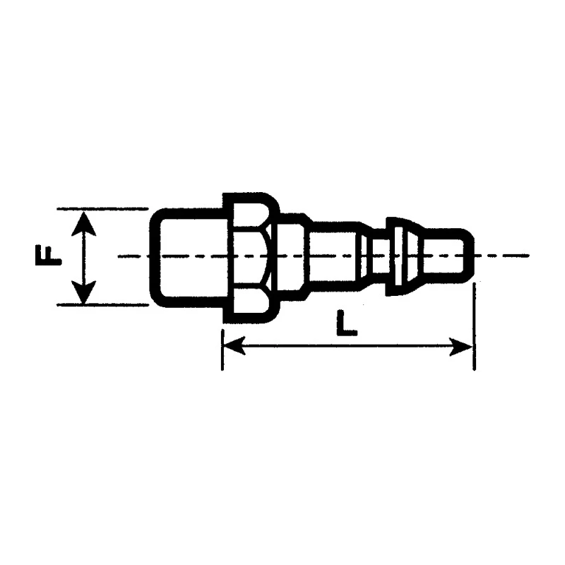 Staubli ? Fluid Connectors Stainless Steel Safety Quick Connect Coupling 1/8 in Male G RBE 06.6150