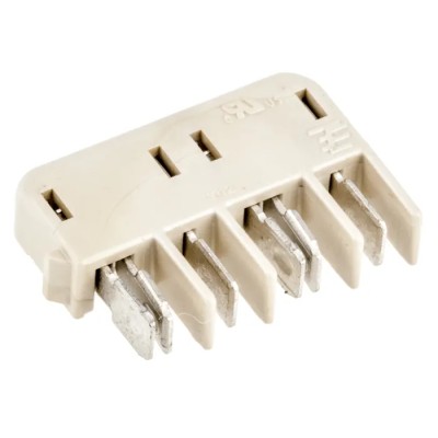 TE Connectivity Hermaphroditic Series Surface Board-to-Board Male Solder 8-Pole 6A 125V 2058703-2
