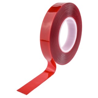 Hi-Bond Double Sided Clear Acrylic Foam Tape 25mm Width 10m Length 1mm Thickness VST 4100C/1/25/10