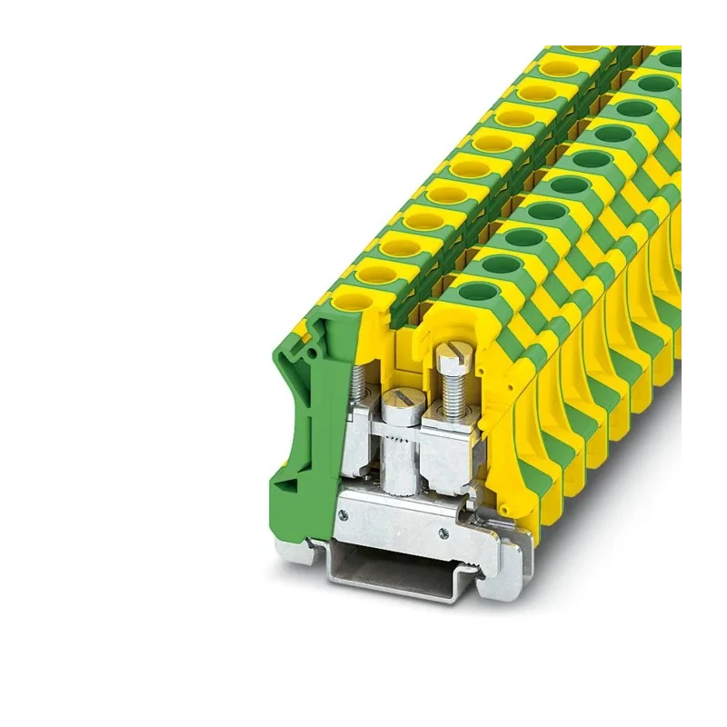 Phoenix Contact 2-Way UTI 16-PE Earth Terminal Block, 25mm² Cable CSA, 76A Current, 320V Voltage, Screw Termination 3073830