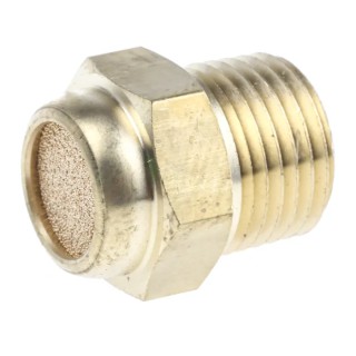 SMC EB Sintered Bronze Pneumatic Silencer R 1/2, R 1/4, R 3/8, R 1/8 Male Thread EBKX-L7004-010