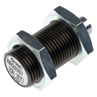 SMC Shock Absorber RBQ2007, 37.5 mm Body Length, 44.5 mm Overall Length, M20 x 1.5 Thread Size RBQ2007