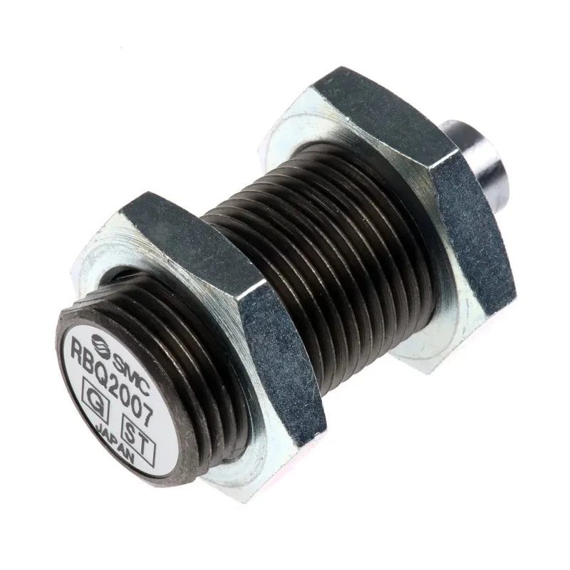 SMC Shock Absorber RBQ2007, 37.5 mm Body Length, 44.5 mm Overall Length, M20 x 1.5 Thread Size RBQ2007