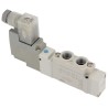 SMC Pneumatic Solenoid Valve 5/2 Solenoid G 1/8 Port Die Cast Aluminium 24V DC SY5120-5DZ-01F-Q