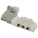 SMC Pneumatic Solenoid Valve 5/2 Solenoid G 1/8 Port Die Cast Aluminium 24V DC SY5120-5DZ-01F-Q