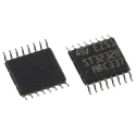 STMicroelectronics 2-Channel Line Transceiver CMOS/TTL Logic Function, Differential Output, 16-Pin TSSOP ST3232BTR
