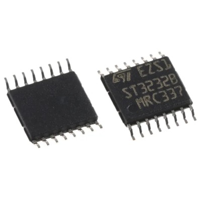 STMicroelectronics 2-Channel CMOS/TTL Line Transceiver, Differential, 16-Pin TSSOP ST3232BTR