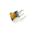 Omron Tactile Switch Yellow Plunger SPST-NO 50mA 24V dc Through Hole B3F-3152