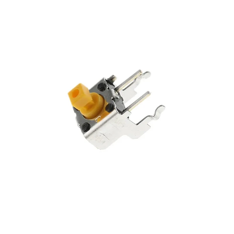 Omron Tactile Switch Yellow Plunger SPST-NO 50mA 24V dc Through Hole B3F-3152