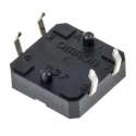 Omron IP00 Ivory Tactile Switch Plunger 12 mm SPST-NO 50mA 500 V ac 24 V dc Through Hole B3F-4050
