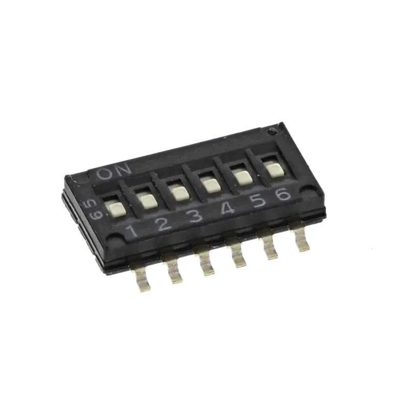Omron Rotary Coded DIP Switch Surface Mount Slide Actuator Low Profile 1.55mm A6H-6101