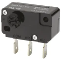 Omron Rotary Micro Switch, Tab Terminal, 500mA Current, 250 V AC, 30 V DC, SPDT Contact Configuration, IP40 Rated D2MC-01EL