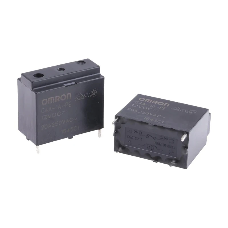 Omron PCB Power Relay 12V dc Coil 20A Switching Current SPST G4A-1A-PE DC12