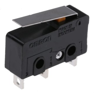 Omron Subminiature Hinge Lever Micro Switch Solder Terminal 10.1A, 250V AC, SPDT, IP40 SS-10GL