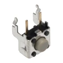 Omron Tactile Switch Plunger SPST 50mA 500V AC 24V DC Grey Actuator 1.6mm Through Hole B3F-3122