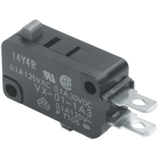 Omron Aratas Pin Plunger Micro Switch Tab Terminal 5A 250V ac SPDT IP40 VX-5-1C23