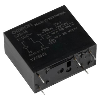 Omron PCB Power Relay 12V DC Coil 10A Switching Current SPDT G2R-14 DC12