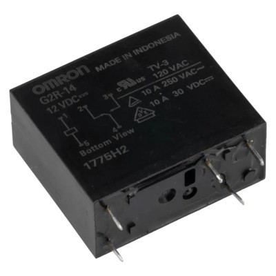 Omron PCB Power Relay 12V DC Coil 10A Switching Current SPDT G2R-14 DC12