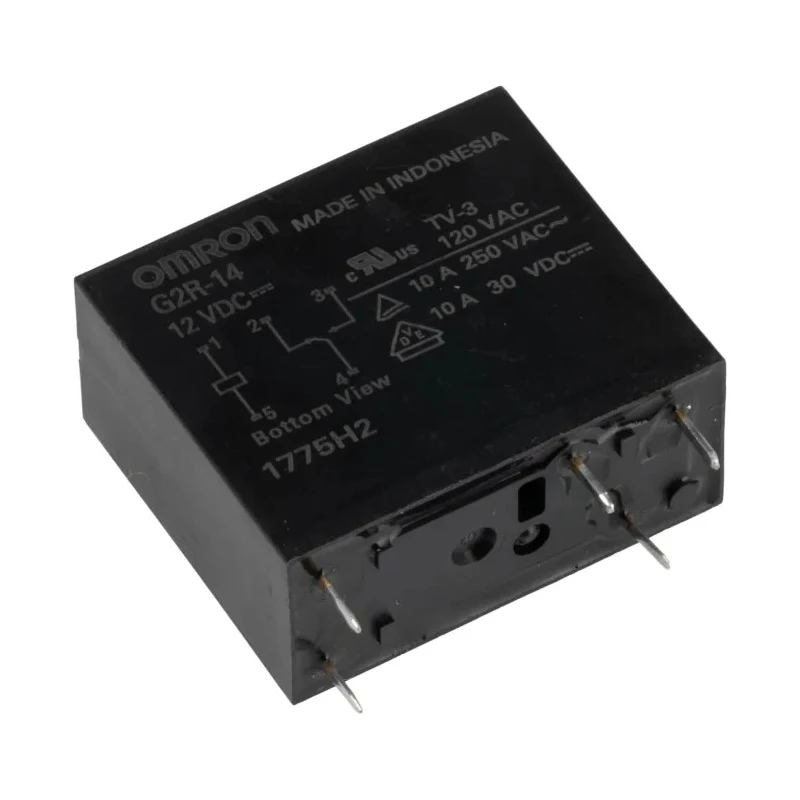 Omron PCB Power Relay 12V DC Coil 10A Switching Current SPDT G2R-14 DC12