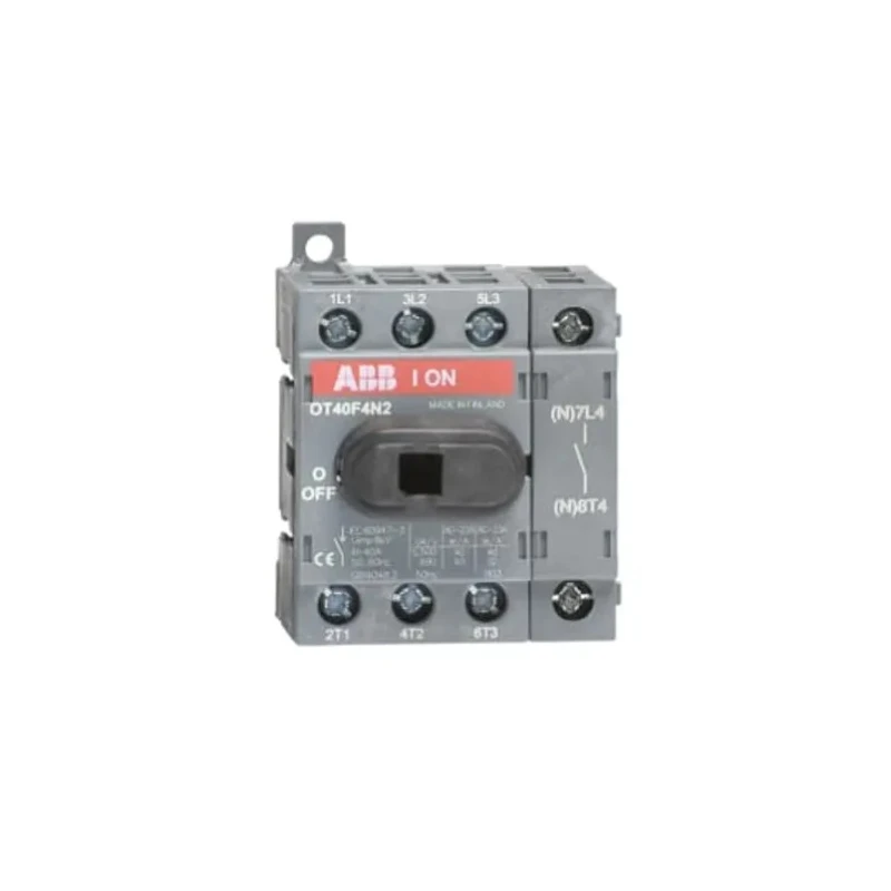 ABB 4-Pole DIN Rail Isolator Switch 3-Phase, IP20, 40A, 560 kW OT40F4N2 1SCA104932R1001