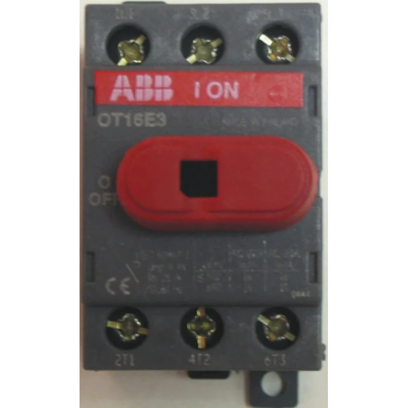 ABB 3-Pole DIN Rail Isolator Switch, IP20, 125A, 560kW OT125F3 1SCA105033R1001