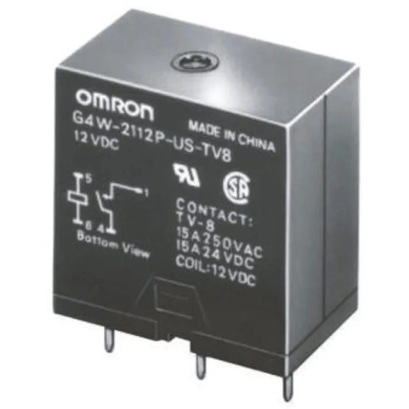 Omron PCB Power Relay 24V DC Coil 15A Switching Current DPST G4W-2214P-US-HP DC24
