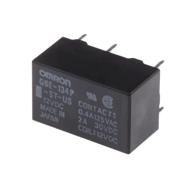 Omron PCB Power Relay 12V DC Coil 3A Switching Current SPDT G6E-134P-ST-US 12DC