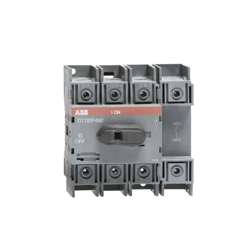ABB 4-Pole Base Isolator Switch 3-Phase 100A 560kW IP20 OT100F4N2 1SCA105018R1001