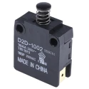Omron Door Micro Switch Plunger SPST-NC Contact 16A 250V AC IP40 Operating Temp -25°C to 85°C 