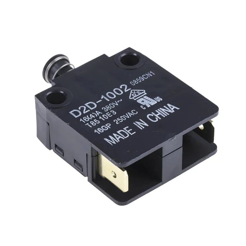 Omron Door Micro Switch Plunger SPST-NC Contact 16A 250V AC IP40 Operating Temp -25°C to 85°C 