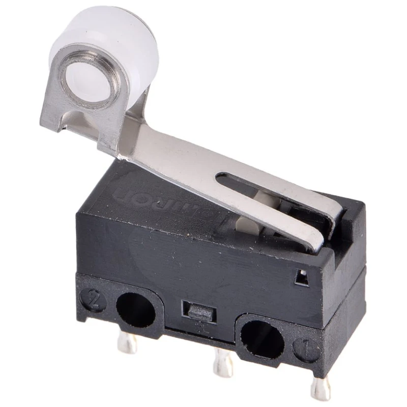 Omron Ultra Subminiature Roller Lever Micro Switch PCB Terminal 1A 30V dc SPDT IP40 D2F-FL2