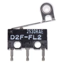 Omron Ultra Subminiature Roller Lever Micro Switch PCB Terminal 1A 30V dc SPDT IP40 D2F-FL2