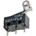 Omron Ultra Subminiature Roller Lever Micro Switch PCB Terminal 1A 30V dc SPDT IP40 D2F-FL2