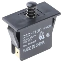 Omron Push Button Mounting Cheek Plunger Switch SPDT 16 A IP40, Operating Temp -25 to 85 °C D2D-1100