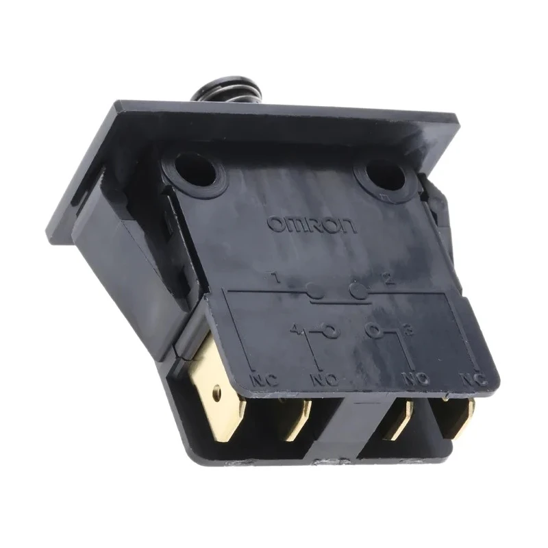 Omron Push Button Mounting Cheek Plunger Switch SPDT 16 A IP40, Operating Temp -25 to 85 °C D2D-1100