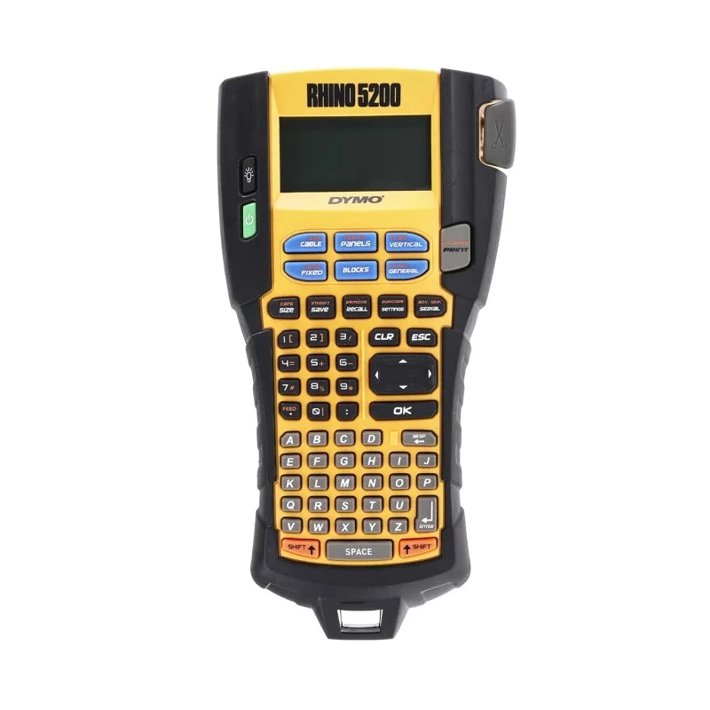 Dymo Rhino 5200 Handheld Label Printer 19 mm Max Label Width, Manual Cutter, 180 dpi, Type G British 3-Pin Plug S0841390