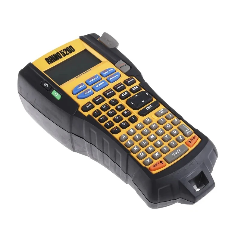 Dymo Rhino 5200 Handheld Label Printer 19 mm Max Label Width, Manual Cutter, 180 dpi, Type G British 3-Pin Plug S0841390