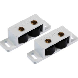 Pinet Plastic Roller Catch 16-1-3594, Catch Fixing Hole Distance 44mm, Length 53.0mm, Width 14.0mm 16-1-3594