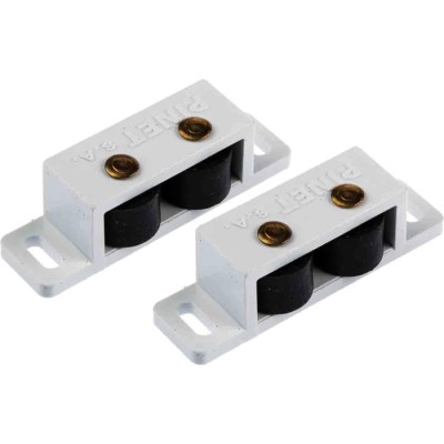 Pinet Plastic Roller Catch 16-1-3594, Catch Fixing Hole Distance 44mm, Length 53.0mm, Width 14.0mm 16-1-3594