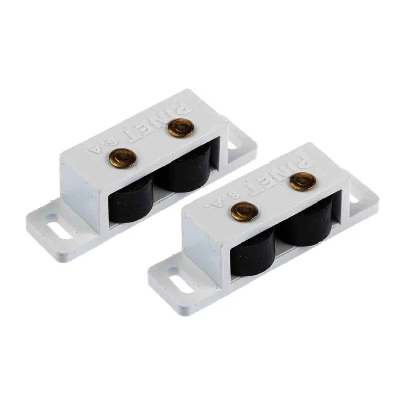 Pinet Plastic Roller Catch 16-1-3594, Catch Fixing Hole Distance 44mm, Length 53.0mm, Width 14.0mm 16-1-3594