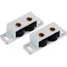 Pinet Plastic Roller Catch 16-1-3594, Catch Fixing Hole Distance 44mm, Length 53.0mm, Width 14.0mm 16-1-3594