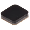 RS PRO Square Polymer Non-Slip Pad 12.7mm width x 12.7mm length, 3mm Thickness, Self-Adhesive 302-3090