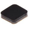 RS PRO Square Polymer Non-Slip Pad 12.7mm width x 12.7mm length, 3mm Thickness, Self-Adhesive 302-3090