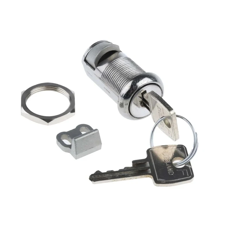 Euro-Locks a Lowe & Fletcher group Company Camlock 20 mm Panel-to-Tongue 19.1 x 16.6 mm Key Unlock 0305012