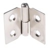 Pinet Nickel Steel Concealed Butt Hinge, Screw Fixing, Barrel Pin, 30mm x 40mm x 1.2mm 293-7780