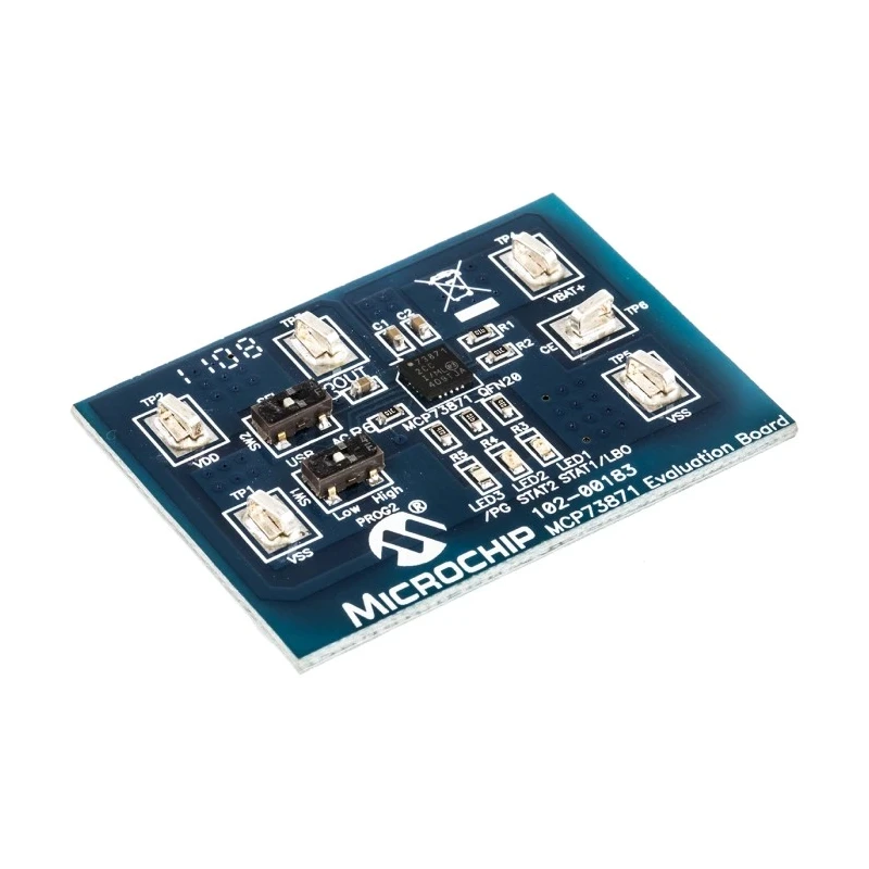 Microchip Power Management Development Kit Evaluation Board MCP73871EV
