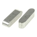 RS PRO Steel Feather Key 20 mm Length 5 mm Width 5 mm Height 302-4087