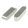 RS PRO Steel Feather Key 20 mm Length 5 mm Width 5 mm Height 302-4087