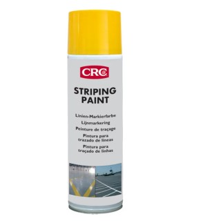 CRC Spray Paint 500 ml RAL 1023 Yellow Gloss Water-Based STRIPING PAINT 11671